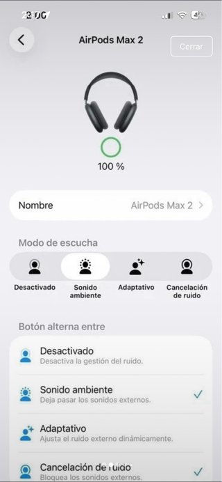AirPods Max 2 en color plata, completamente nuevos