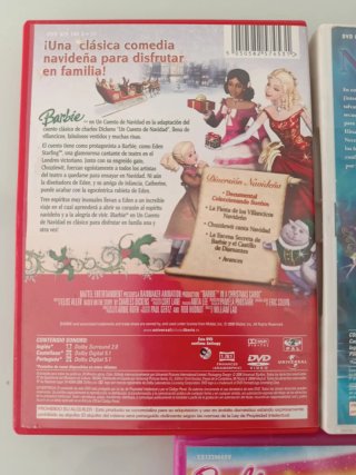Lote 3 Películas Barbie DVD (Español)