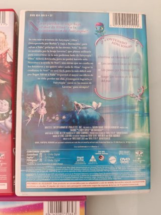 Lote 3 Películas Barbie DVD (Español)