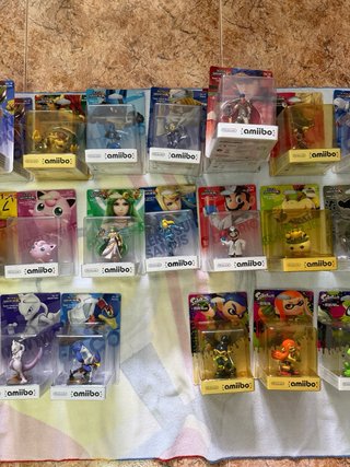 Colección Amiibo precintados Nintendo