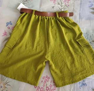 Pantaloncini estivi Deva Moda verde oliva
