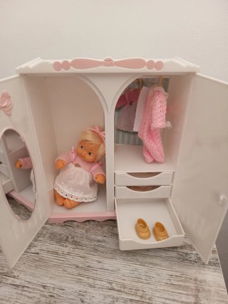 Armario Barriguitas con Muñeca y Accesorios