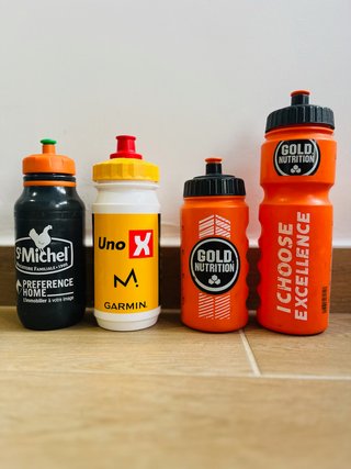 Lote bidones ciclismo variados