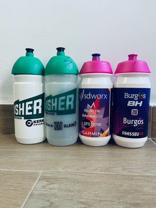 Lote bidones ciclismo variados