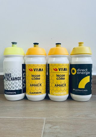 Lote bidones ciclismo variados