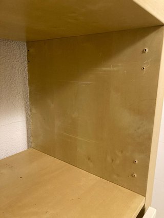 Mueble Kallax Ikea Beige/Blanco