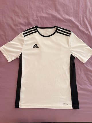 Camiseta Adidas Blanca y Negra
