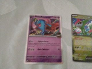 Cartas Pokémon Wobbuffet y Ferroverdor EX