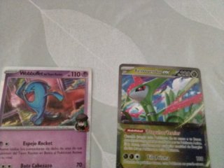 Cartas Pokémon Wobbuffet y Ferroverdor EX