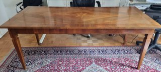 Scrivania/tavolo in legno stile classico