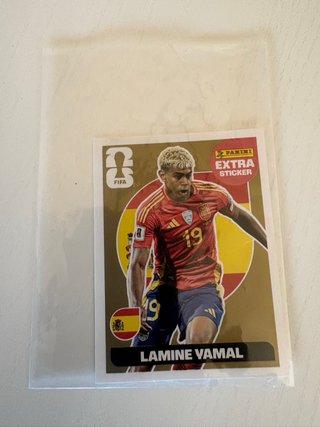Lamine Yamal ORO Extra GOLD Sticker Copa Mundial