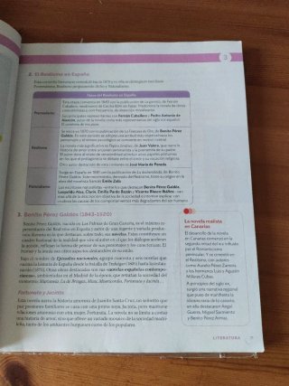 Lengua y literatura, biolofia y geología