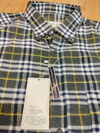 Camisa de franela a cuadros