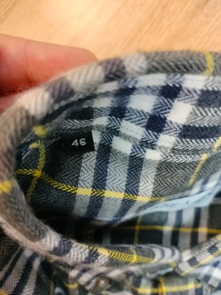 Camisa de franela a cuadros