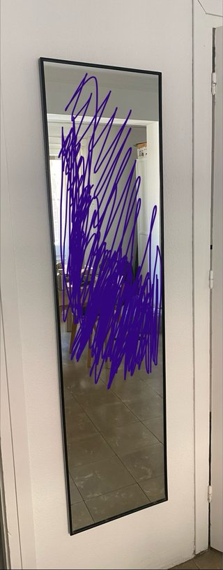 Espejo Karmsund Ikea Negro