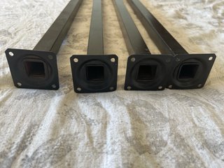 Patas de metal negras para muebles