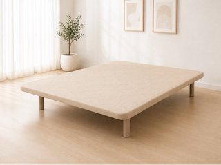 BASE TAPIZADA + COLCHÓN NUEVO