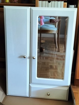 Mueble de baño alto blanco