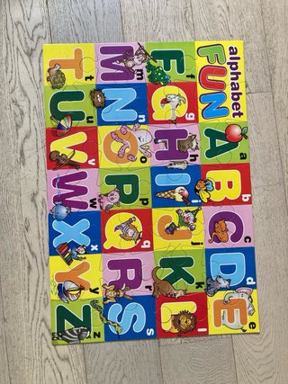 Puzzle Gigante Suelo Abecedario + CD en inglés