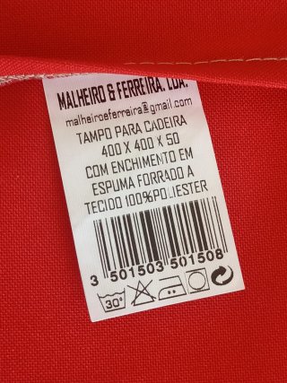 4 Cojines Rojo 40x40