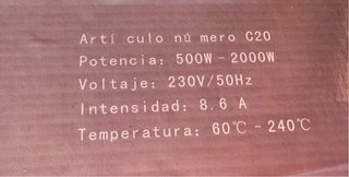 Placa Inducción Portátil Bayser 2000W Nueva