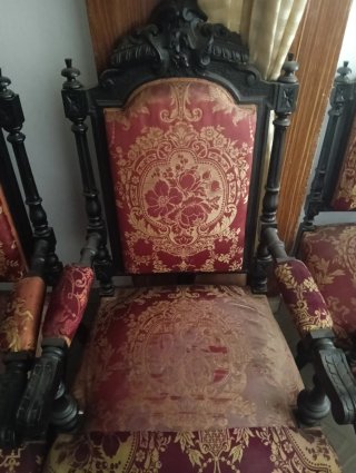 Conjunto 5 Sillas/Sillones Estilo Historicista