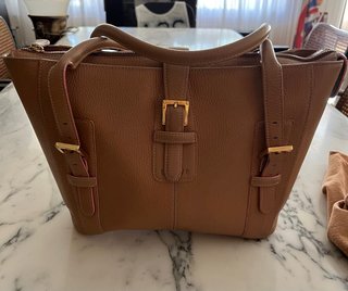 Bolso Loewe Senda Marrón Piel
