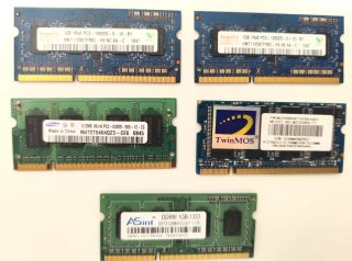 Lote 17 Módulos Memoria RAM SDRAM DDR DDR2 DDR3