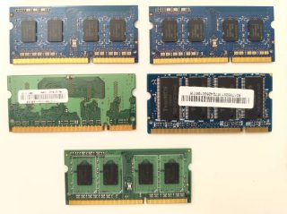 Lote 17 Módulos Memoria RAM SDRAM DDR DDR2 DDR3
