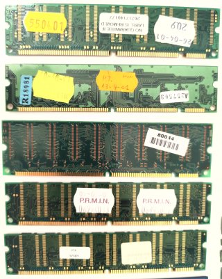 Lote 17 Módulos Memoria RAM SDRAM DDR DDR2 DDR3