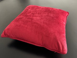 Cuscino 40x40 cm velluto bordeaux