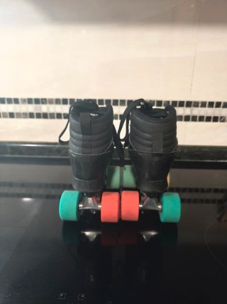 Patines Oxelo Talla 33 Negros