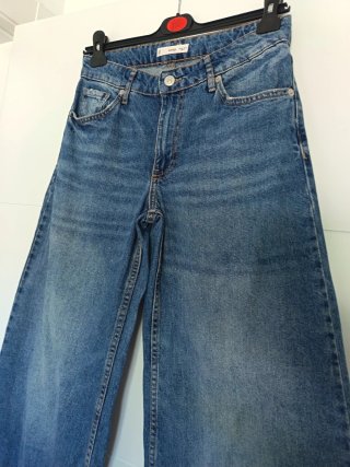 Vaqueros anchos Mango