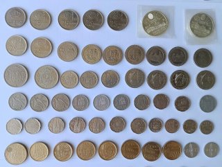 Lote Monedas Antiguas (Plata, Ptas y Extranjeras)