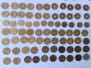 Lote Monedas Antiguas (Plata, Ptas y Extranjeras)