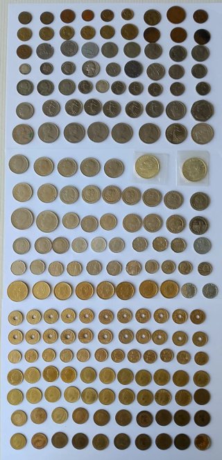 Lote Monedas Antiguas (Plata, Ptas y Extranjeras)
