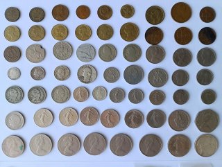 Lote Monedas Antiguas (Plata, Ptas y Extranjeras)