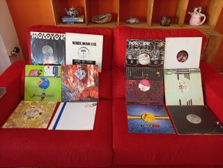 Lote 40 Vinilos Techno y House Maxi