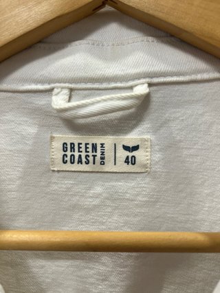 Chaqueta vaquera blanca Green Coast Talla M