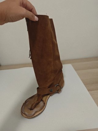 Sandalia Bota Layer Boots Marrón