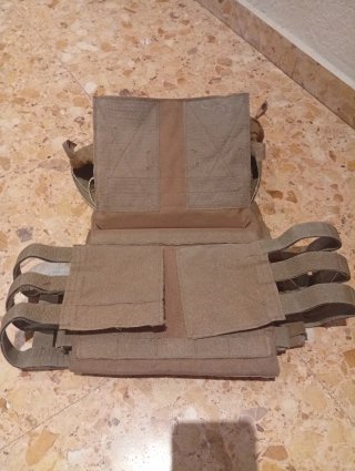 Chaleco Táctico Airsoft Beige/Oliva Talla Única