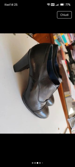 Scarpe donna tacco nero