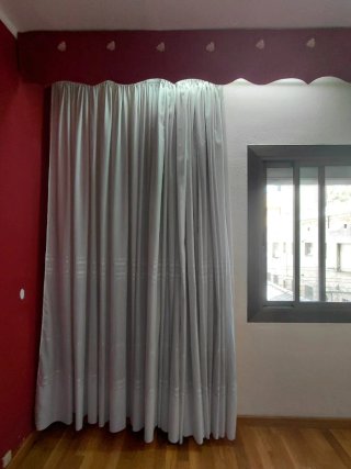 Cortinas blancas (par)