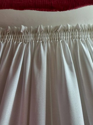 Cortinas blancas (par)