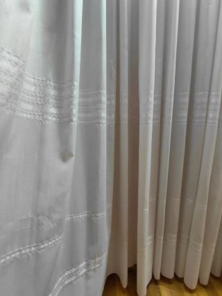 Cortinas blancas (par)