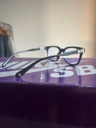 Occhiali Chrome Hearts Nero e Argento