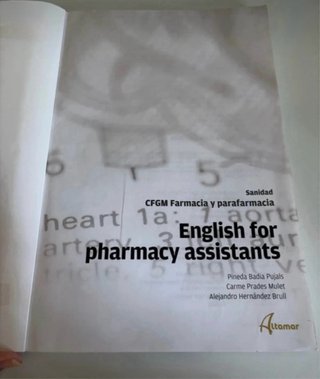 libro inglés farmacia