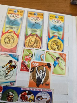 Lotto francobolli sport Mondo Usati