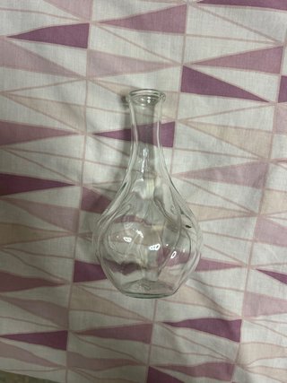 Jarrón de cristal pequeño