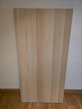 Mesa Escritorio Ikea 120cm Madera y Metal